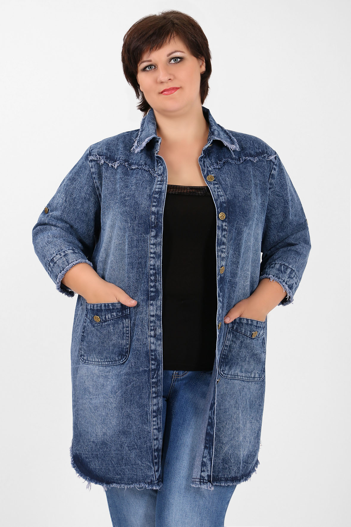 Модели джинсовых курток для женщин 50 лет